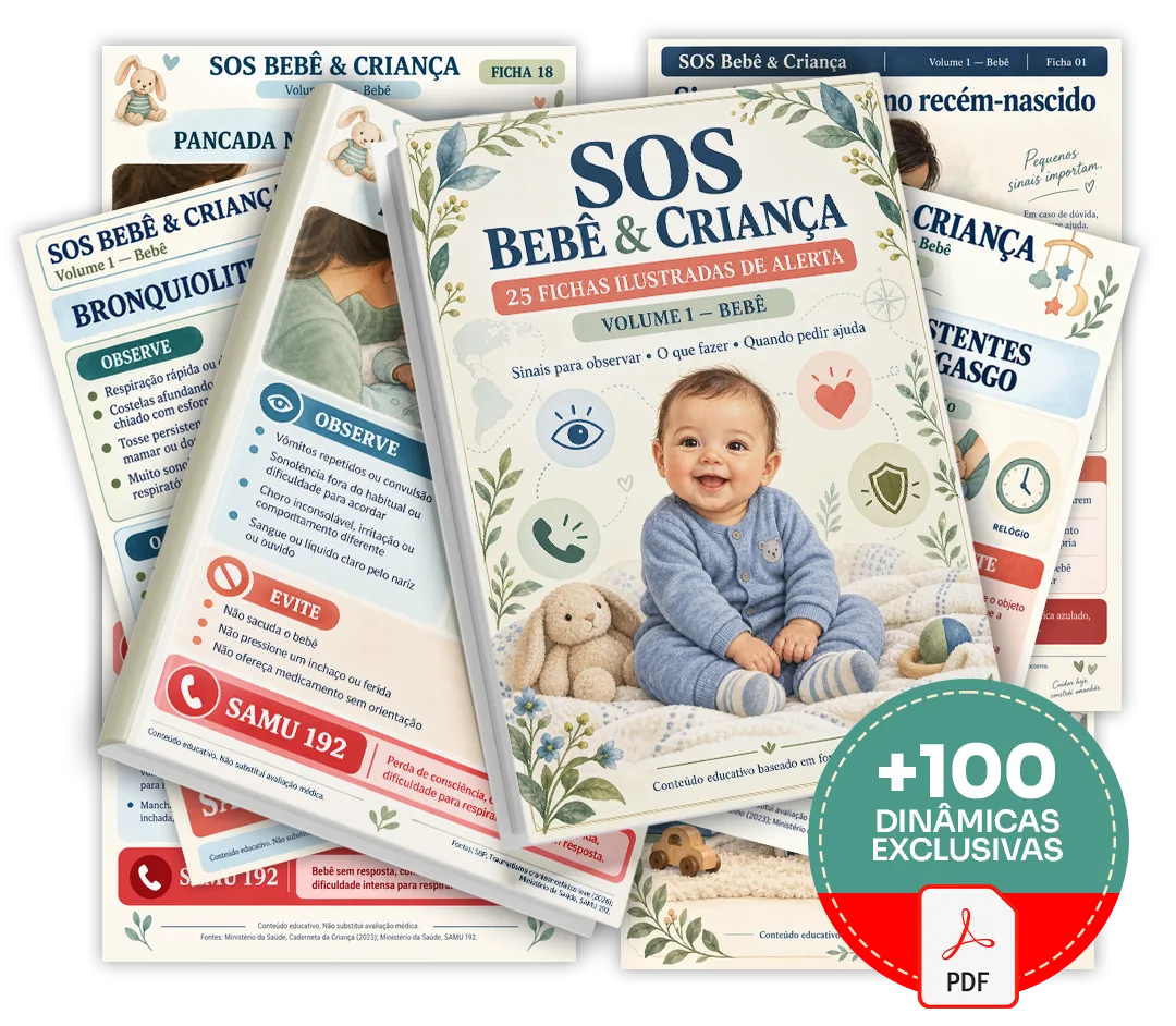 Mockup principal do SOS Bebê & Criança
